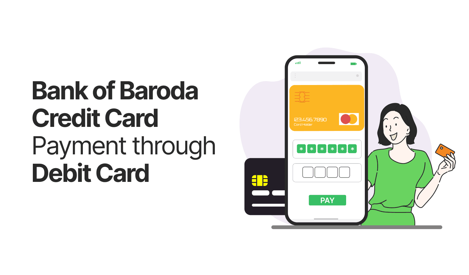 Bank of Baroda Credit Card Payment through Debit Card