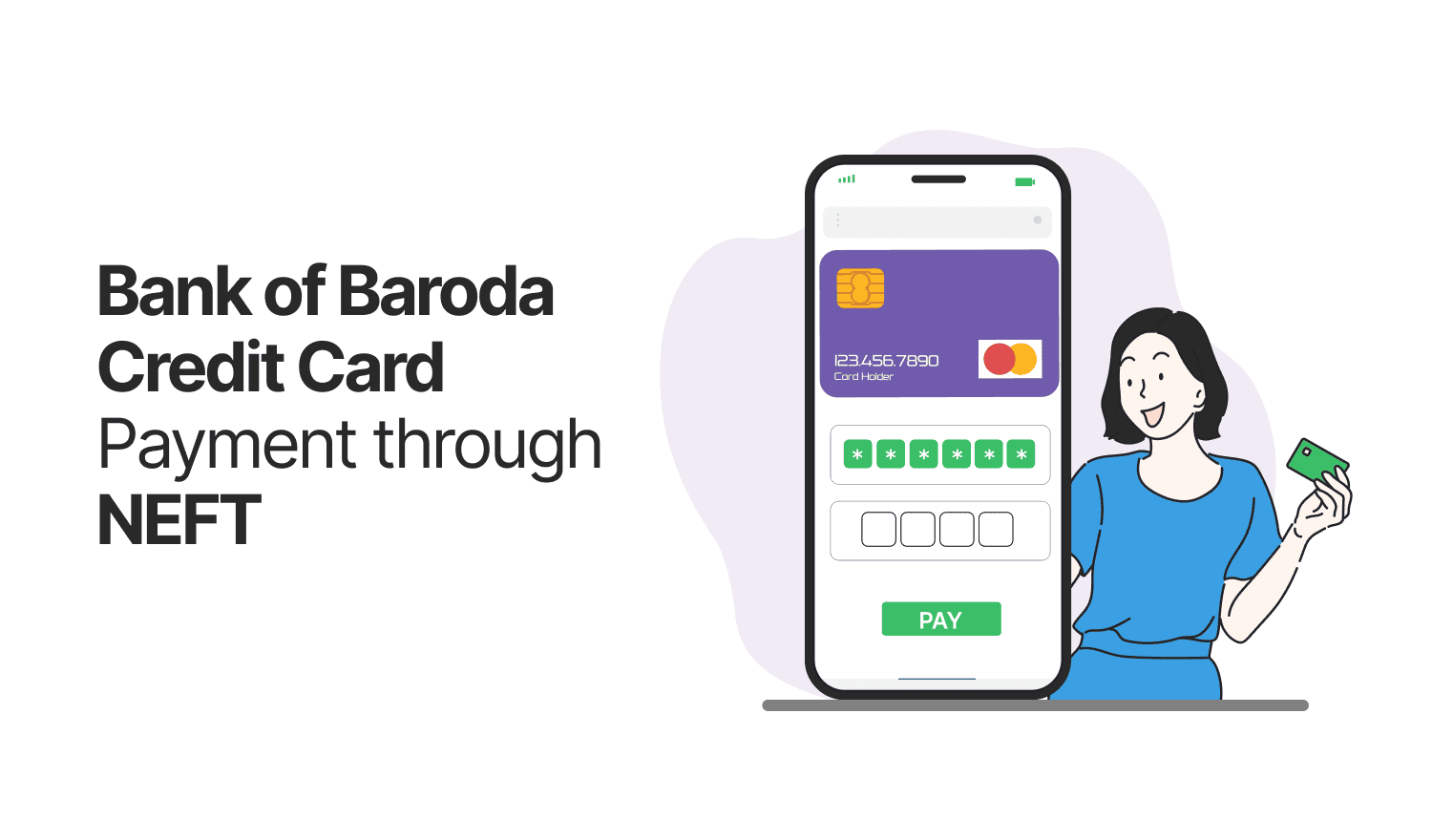Bank of Baroda Credit Card Payments through NEFT