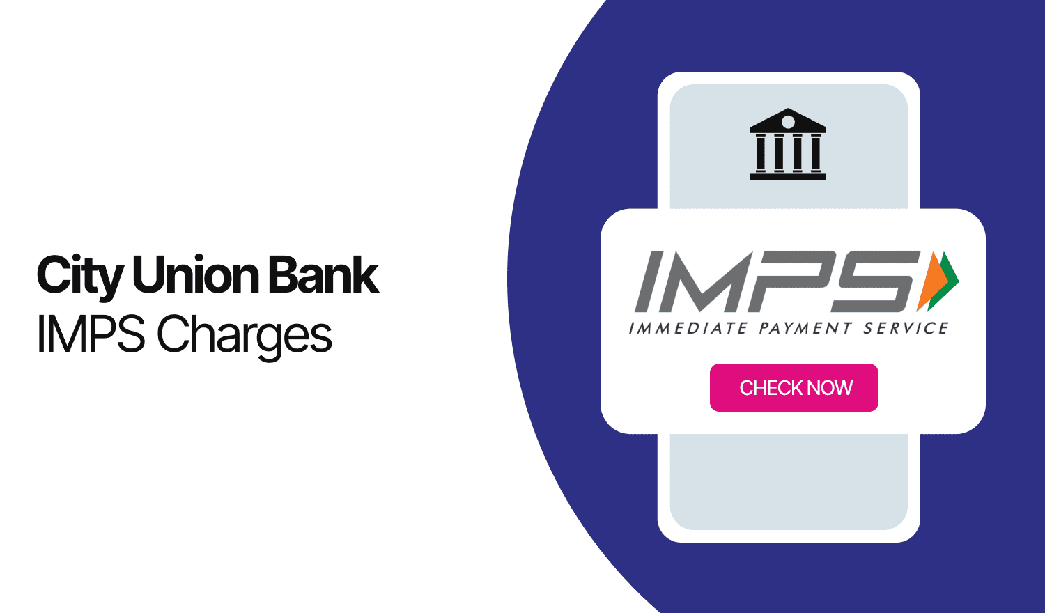 City Union Bank IMPS Charges