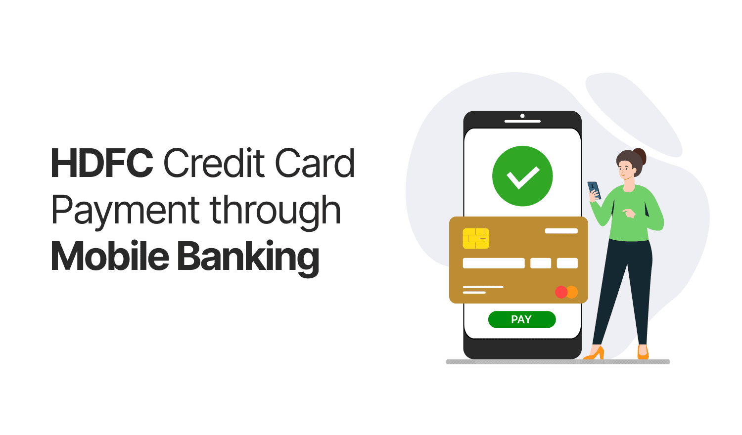 HDFC Credit Card Payments Through Mobile Banking