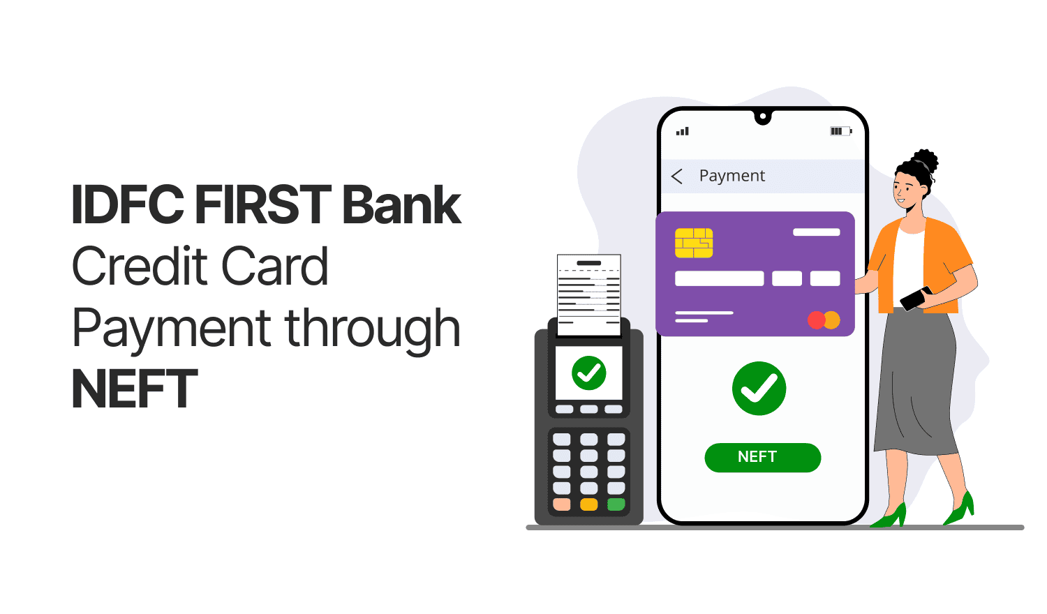 IDFC First Bank Credit Card Payment through NEFT