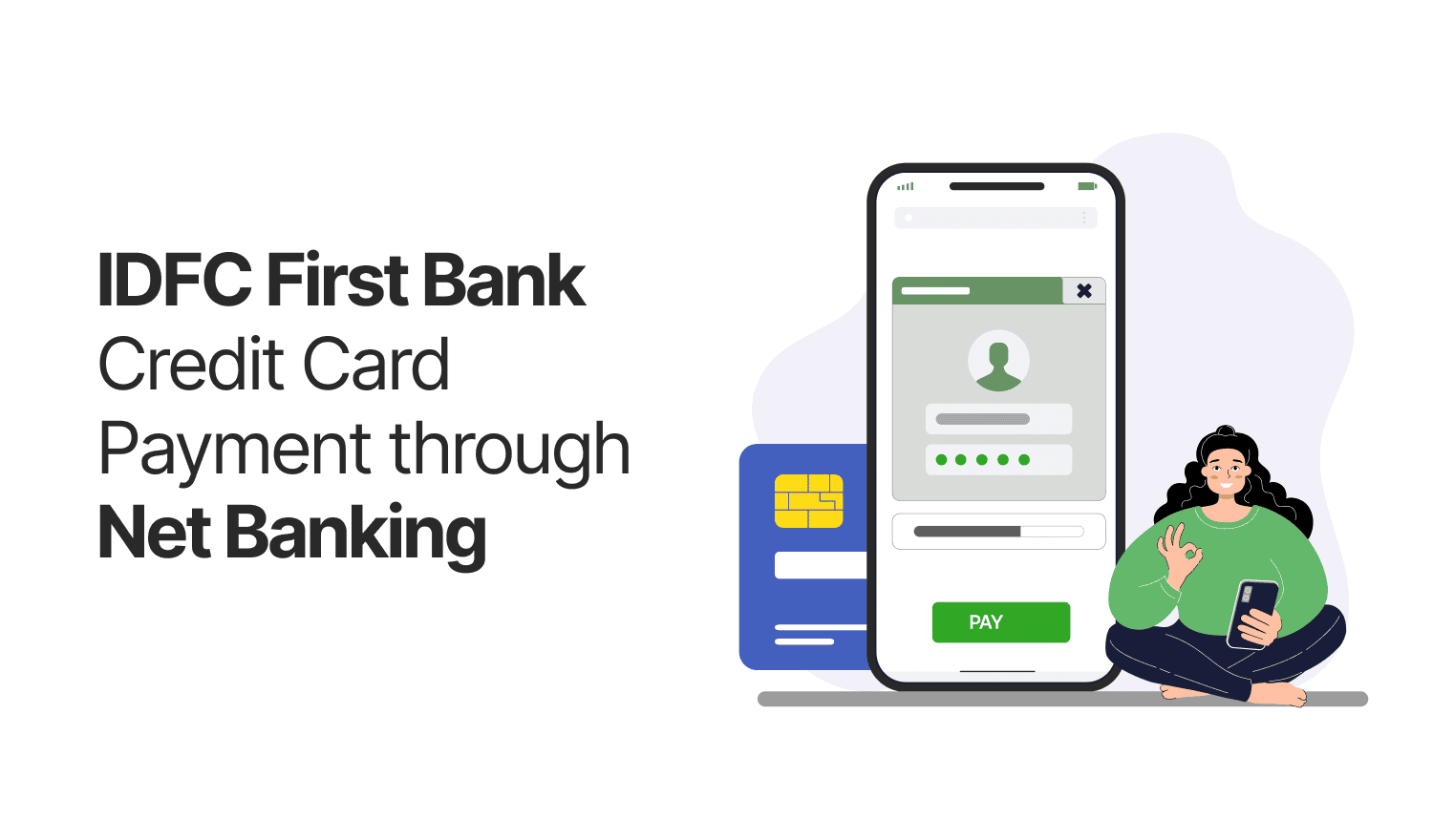 IDFC First Bank Credit Card Payment through Net Banking
