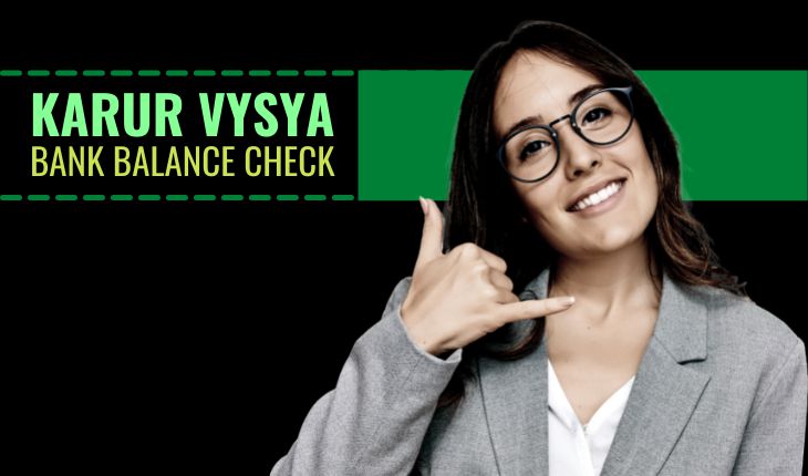 Karur Vysya Bank Balance Check Number