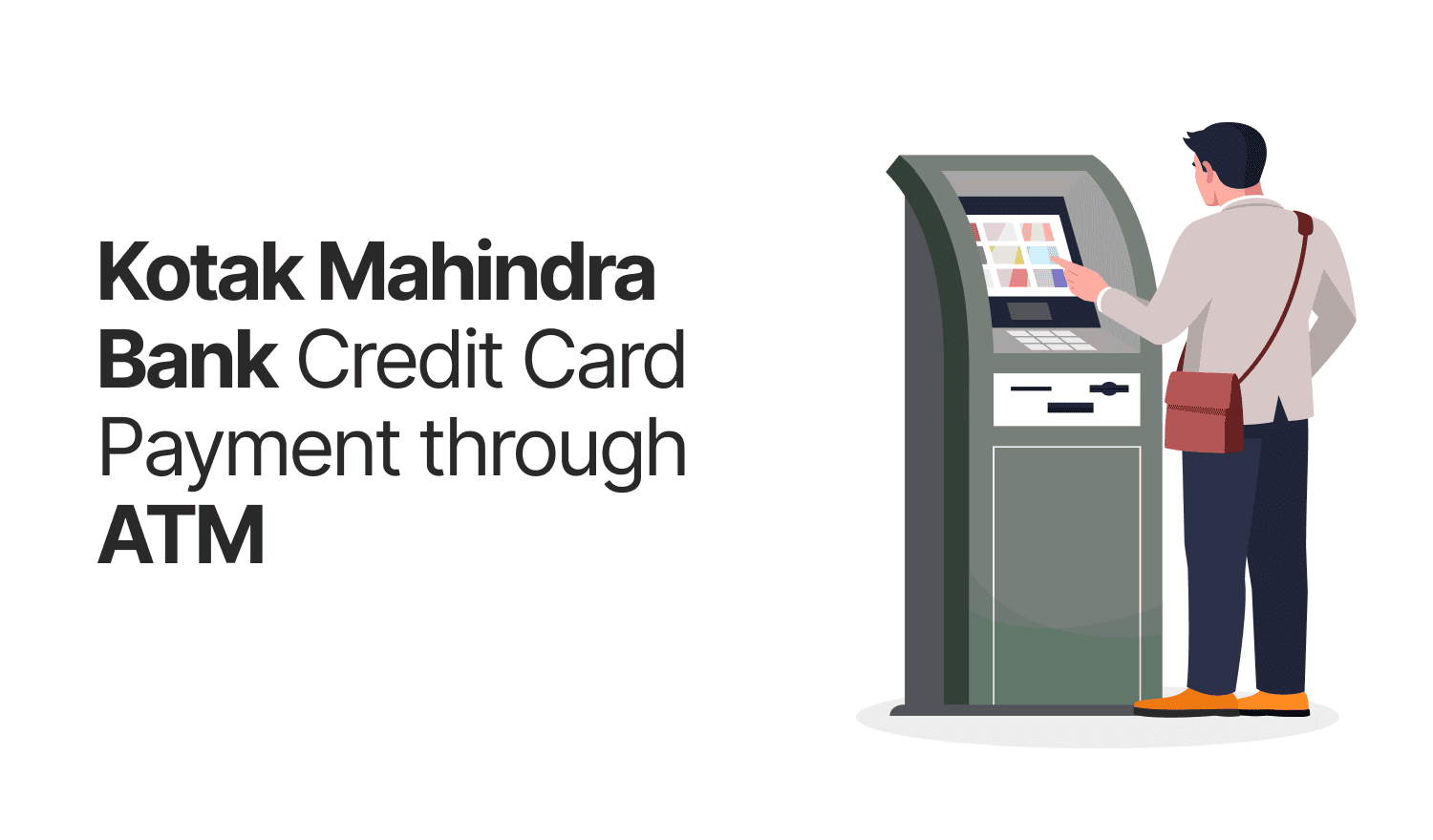 Kotak Mahindra Bank Credit Card Payments through ATMs