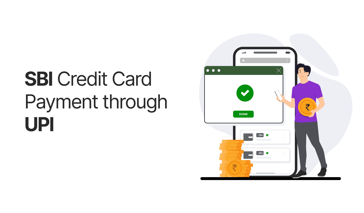SBI Credit Card Payment through UPI