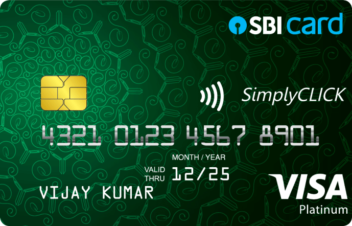 SimplyCLICK SBI card