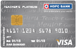 HDFC Bank Teacher's Platinum Credit Card